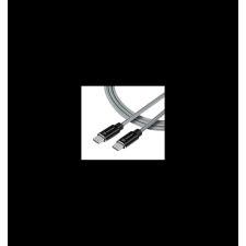 LCD Partner Tactical Gyors kötél aramid töltőkábel USB-C-USB-C 100W 20V-5A 1m szürke mobiltelefon kellék
