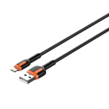 LDNIO LS532, USB - Lightning 2m kábel (szürke-narancs) kábel és adapter