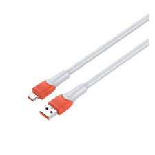 LDNIO ls603 adatkábel (usb - type-c, 30w, pd gyorstölt&#337;, 300cm) fehér ls603 type c kábel és adapter