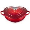Le Creuset Heart Szív alakú Öntöttvas Sütőedény 20cm - Piros