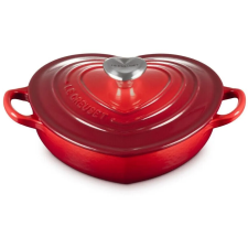 Le Creuset Heart Szív alakú Öntöttvas Sütőedény 20cm - Piros edény