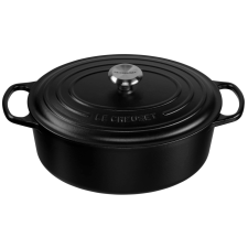 Le Creuset Signature 31cm Öntöttvas Főzőedény 6.3L - Fekete (21178310000430) edény