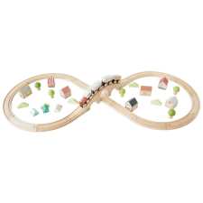 Le Toy Van fa vonatpálya készlet kreatív és készségfejlesztő