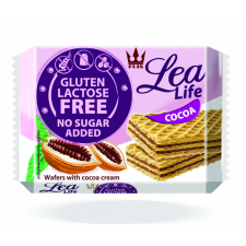 Lea Life Lea life kakaós ostyaszelet hozzáadott cukor-, glutén-, laktóz nélkül 95 g reform élelmiszer