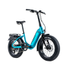  Leader Fox CODY FAT BIKE,20" M:2024-1elektromos kerékpár, türkizkék