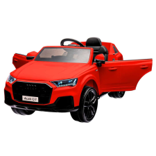 LEAN CARS Audi Q7 lakkozott piros elektromos kisautó 19524 elektromos járgány