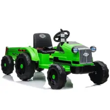 LEAN CARS Elektromos ráhajtható traktor CH9959 zöld elektromos járgány