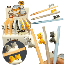 lean Shiba Dog Figur golyóstoll kék tinta 0,5 mm toll