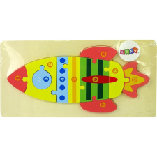 Lean Sport Fa Kirakós Játékkészlet Rocket Számok 10351 (10351) puzzle, kirakós