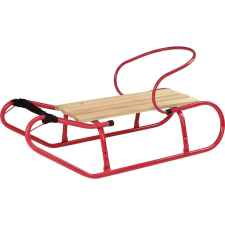Lean Sport Fém Szánkó Tolókaros Háttámlával Piros (13368) szánkó