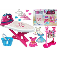 Lean Sport Rózsaszín Vasaló Vasaló Készlet Vasalódeszka Akasztók (4847) vasalódeszka