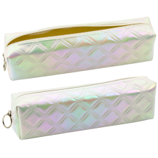 lean Tolltartó Iskola Szervező Dombornyomott Mintás Gyöngyfehér 21x6cm tolltartó