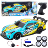 Lean Toys 23069 RC drift autó világító karosszériával, türkizkék