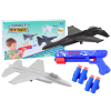 Lean Toys 2 az 1-ben Dart Gun Repülőgépindító Kék