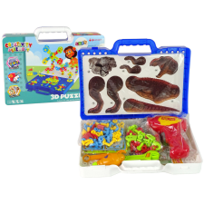 Lean Toys 3D építőelemek DIY dinoszauruszok építkezés