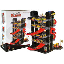 Lean Toys 5 szintes parkolóház fényekkel és lifttel 6936 autópálya és játékautó
