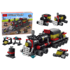 Lean Toys 6in1 Locomotive Construction Blocks Set 118el