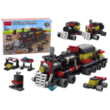 Lean Toys 6in1 Locomotive Construction Blocks Set 118el építkezés