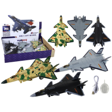 Lean Toys Akkumulátoros modell Repülőgép súrlódó meghajtó töltő pár 3 típusból helikopter és repülő