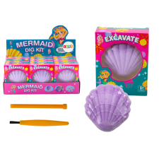 Lean Toys Archaeological Set Mermaid in a Shell Chisel Brush oktatójáték
