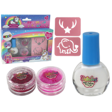 Lean Toys Beauty Set körömlakk laza csillogó stencil szépségszalon