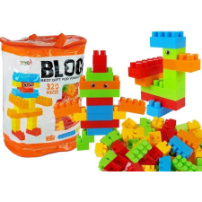 Lean Toys Big Set Építőtégla 320 elemet tartalmazó zacskóban építkezés