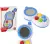 Lean Toys Blue Children's Interactive Phone Lights Sounds Mirror