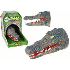 Lean Toys Crocodile Animal Hand Puppet, szürke játékfigura