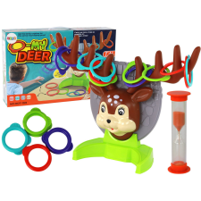 Lean Toys Családi arcade játék – karikadobás egy szarvasra társasjáték