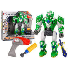 Lean Toys Csavarozó Robotfegyver Fúró Csavarhúzó Világos hang zöld barkácsolás, építés