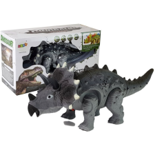 Lean Toys Dinoszaurusz akkumulátoros Triceratops szürke elektronikus játék