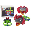 Lean Toys Dinoszaurusz fejlámpa zseblámpa állítható fejpánt 3 LED
