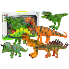 Lean Toys Dinoszaurusz figurák modellek készlete, 6 darab, kiegészítők játékfigura
