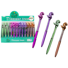 Lean Toys Dinoszaurusz golyóstoll gyémánt kék utántöltő 0,7 mm keverék toll