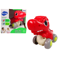 Lean Toys Dinoszaurusz Kerekeken T-Rex Piros Figura játékfigura