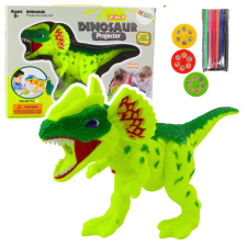 Lean Toys Dinoszaurusz projektor markerekkel és sablonokkal kreatív és készségfejlesztő
