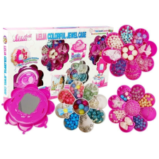 Lean Toys DIY ékszergyöngy készlet összecsukható tükördoboz kreatív és készségfejlesztő