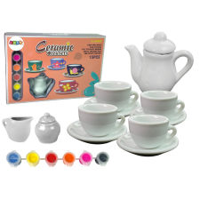Lean Toys DIY Paint Porcelán teáskészlet kreatív és készségfejlesztő