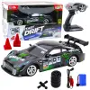Lean Toys Drift autó távirányítós fekete zöld 30km/h 1:16