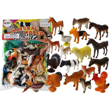 Lean Toys Duży Zestaw 20 Figurek Zwierząt Farma Mata játékfigura