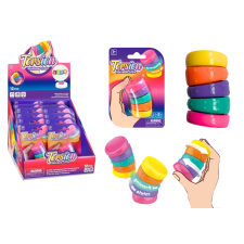 Lean Toys Érzékelő játék anti-stressz szivárvány forgó kerekek oktatójáték