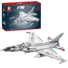 Lean Toys F-16 Fighting Falcon Építőipari Szett 1427db építkezés