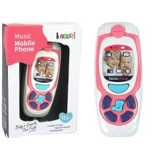 Lean Toys Gyermek Oktatási Mobiltelefon Melody Pink készségfejlesztő