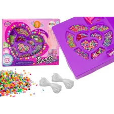 Lean Toys Gyöngyök ékszer karkötő DIY színes kreatív készlet kreatív és készségfejlesztő