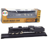 Lean Toys Gyűjthető Model Train Wagon Mozdony 1:48 Metal Black
