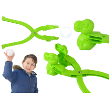 Lean Toys Hókészítő hógolyógép zöld dinoszaurusz homokozójáték