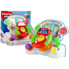 Lean Toys Interaktív kormánykerék oktatási hangok fények készségfejlesztő