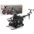 Lean Toys Katonai helikopter Wings Lights akkumulátorral működik