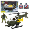 Lean Toys Katonai készlet: Katonai helikopter, katonafigura