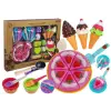 Lean Toys Készlet édességek desszertek fagylalt sütik kiegészítők
